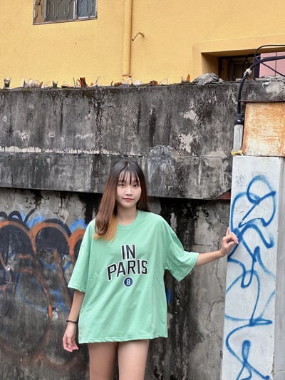 【現貨】IN PARIS大字短T2