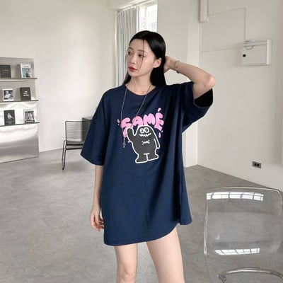 【超Q萌怪現貨】SAME泡泡字小怪獸短T3