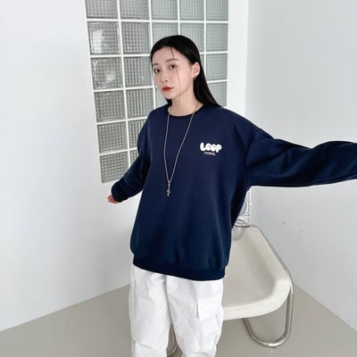 【現貨】卡通泡泡英字大學T6