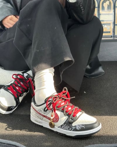 【訂製款】Nike Dunk Low 赤勾紋影4