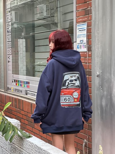 【現貨速發】酷貓開車牛奶絨帽T6