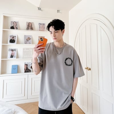 【現貨】環狀煙霧字母短T7