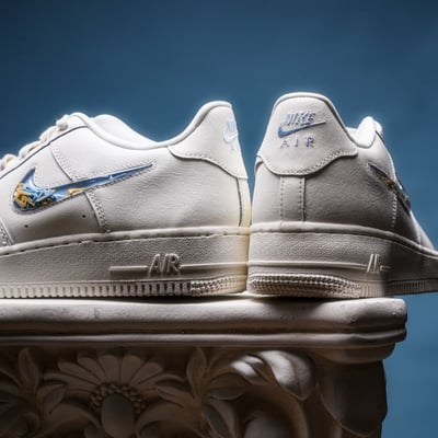 【限定版！預購】NIKE AIR FORCE 1 果凍勾 奶藍小勾｜IM6697-1416