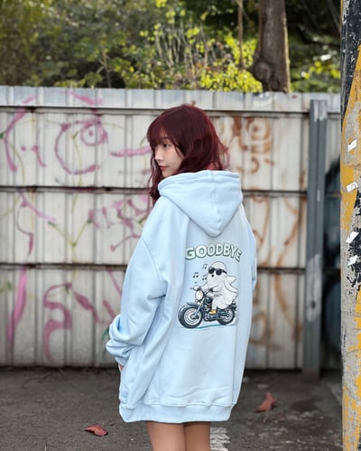 【現貨速發】小幽靈騎士牛奶絨帽T7