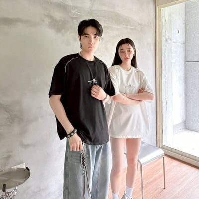 【超炫現貨】NOTIME NOSEE星芒立體別針拉鍊造型短T2