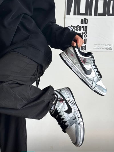 【訂製款】Nike Dunk Low 墨染十字星4