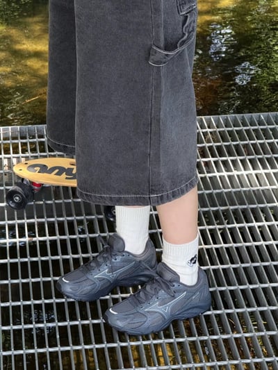 【爆款！預訂】MIZUNO Spark CN 炭灰 灰黑 碳黑 復古休閒鞋 老爹鞋 美津濃｜ D1GH2428013