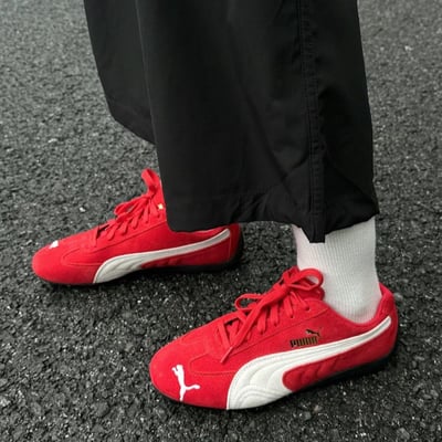 【現貨】PUMA SPEEDCAT OG 正紅 紅白 賽車鞋 復古 Rosé 朴彩英代言同款 男女鞋｜398846-024
