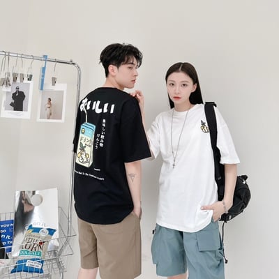 【現貨】日系柚子貓果汁短T1