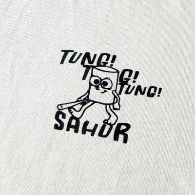 【現貨】TUNG TUNG TUNG SAHUR木頭人印花短T12