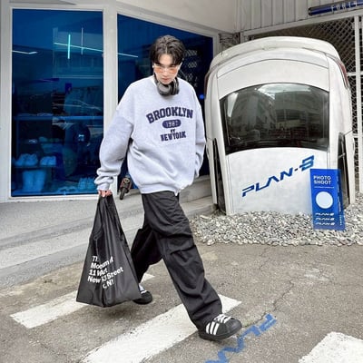 【現貨】BROOKLYN 1987毛巾繡大學T5