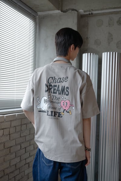 【現貨】Chase幽靈愛心印花短T10