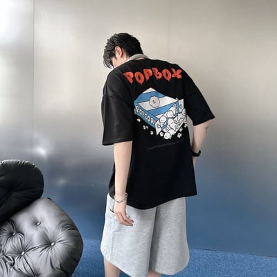 【超Q融化現貨】POPBOX狗狗爆米花短T6
