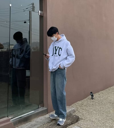 【現貨】NYC刺繡重磅帽T8