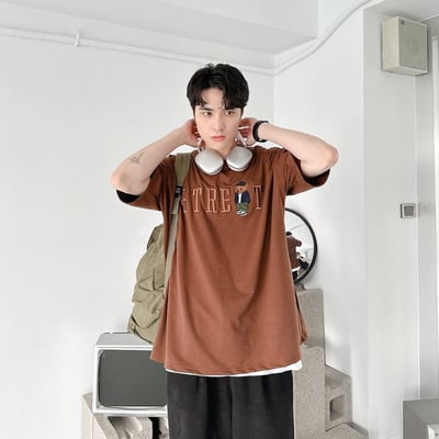 【現貨】STREET刺繡小熊短T2