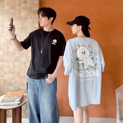 【現貨】FREEDOM小狗印花短T1