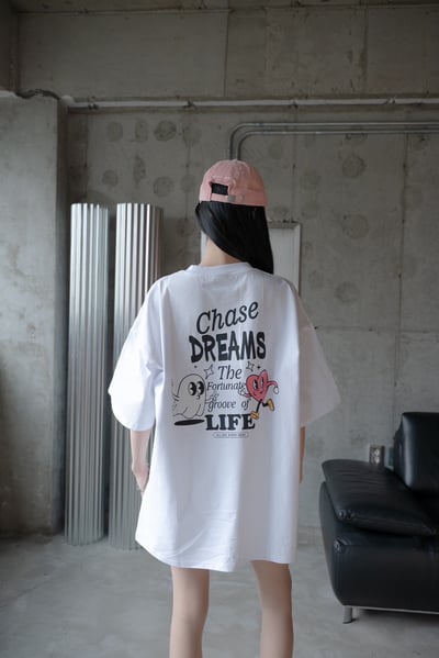 【現貨】Chase幽靈愛心印花短T6