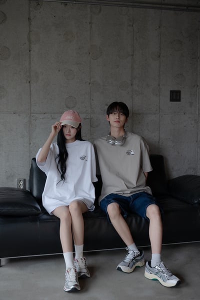 【現貨】Chase幽靈愛心印花短T4