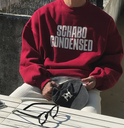 【預購】簡約字母印花牛奶絨大學T5