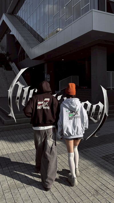【現貨】街頭MPOK1990刷毛短寬連帽外套7