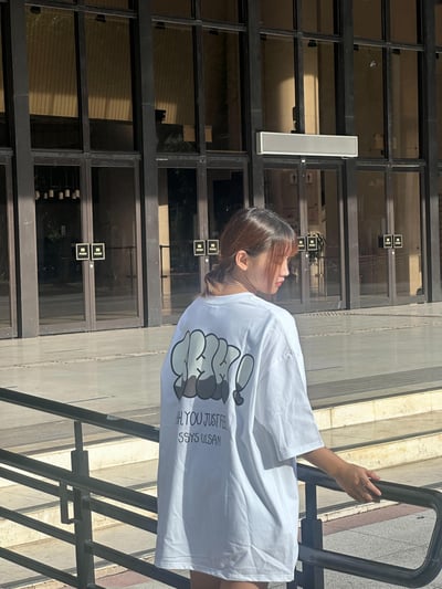 【現貨】胖胖手指英文短T3