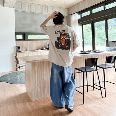 【現貨】TUNG TUNG TUNG SAHUR木頭人印花短T6