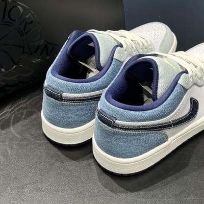 【牛仔風格再度升級】AIR JORDAN 1 LOW AJ1 牛仔丹寧 2.0 拼接 休閒鞋 男鞋｜IH0648-1414