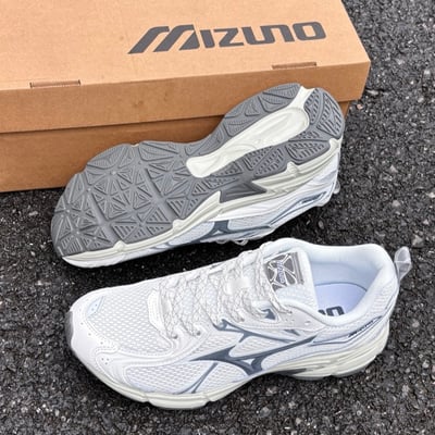 【爆款！預訂】MIZUNO SPEED 10S 白灰 復古老爹鞋 男女｜D1GH2406034