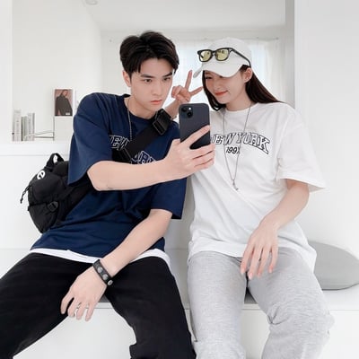 【現貨】立體刺繡NEW YORK短T2