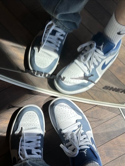 【現貨】Air Jordan 1 Low "Ashen Slate" 岩灰藍 迷霧藍｜553558-4143