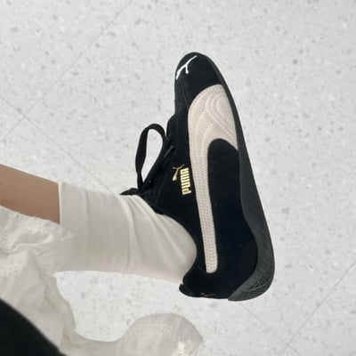 【限量折扣】PUMA SPEEDCAT OG 黑白 賽車鞋 復古 Rosé 朴彩英代言同款 男女鞋｜398846-01/調貨2