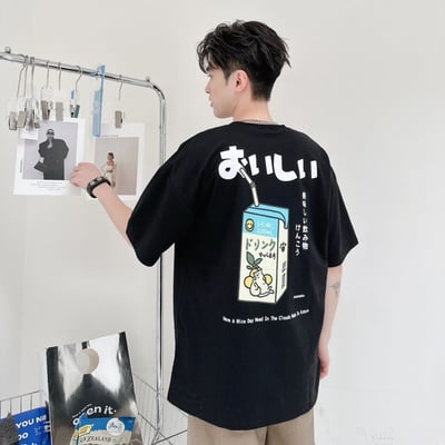 【現貨】日系柚子貓果汁短T4