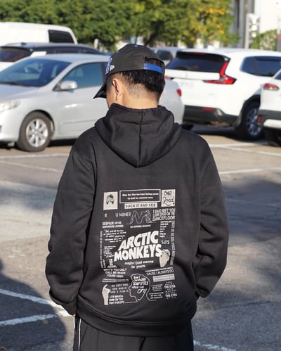 【現貨】背後滿版搖滾電音刷毛帽T9