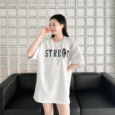 【現貨】STREET刺繡小熊短T4