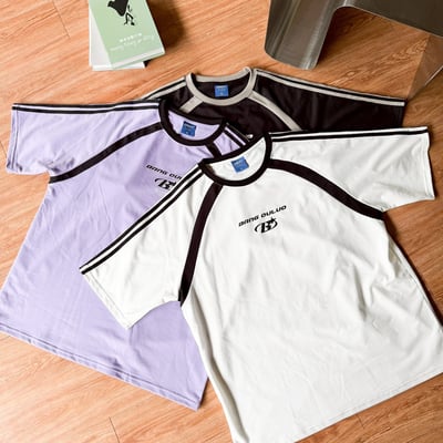 【現貨】BANG OUILUO拼接短T8