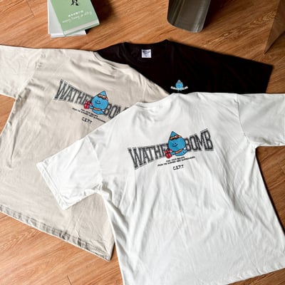 【現貨】WATER BOOM炸彈藍精靈印花短T11