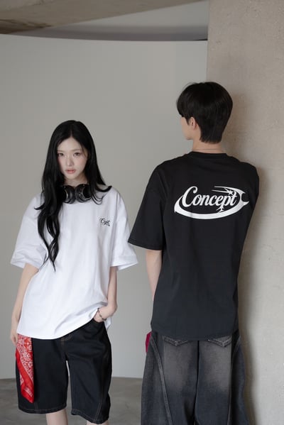 【現貨】concept Y2K尖刺印花短T1