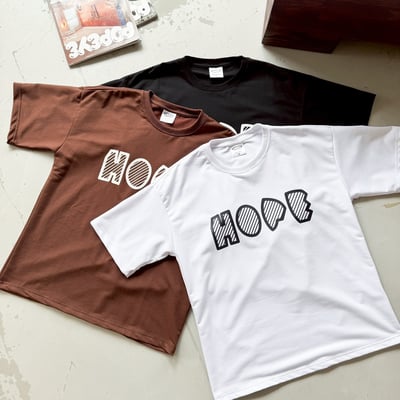 【現貨】HOPE斜紋字印花短T1