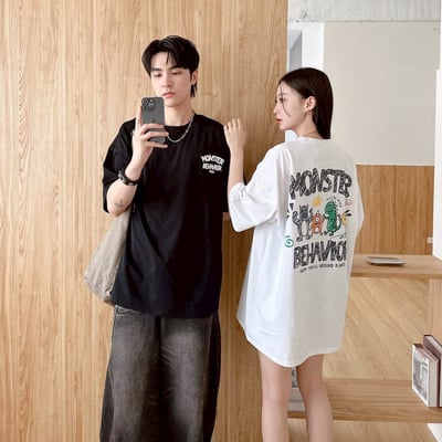 【SORONA® 涼感現貨】MONSTER BEHAVIOR 怪獸插畫印花短T8