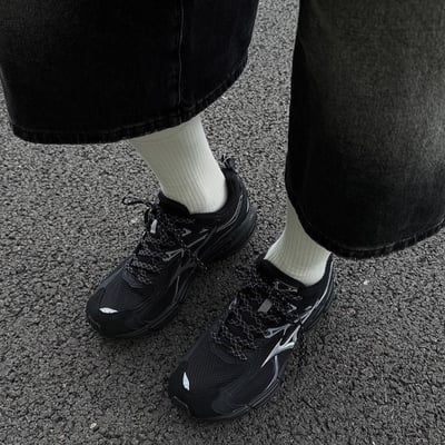 【爆款！預訂】MIZUNO SPEED 10S BLACK 復古運動鞋慢跑鞋 黑｜D1GH2406053