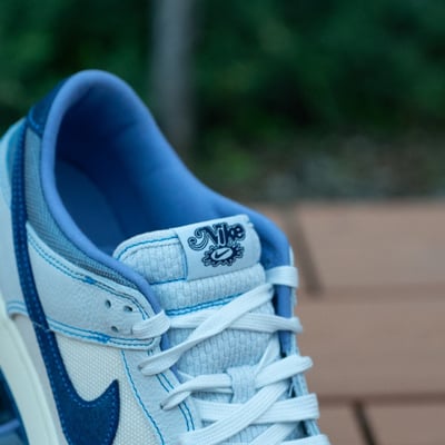 【新款!!】Nike Dunk Low Retro SE "Blue Void" 米藍縫線 編織 渲染 白藍 ｜IB6752-1015