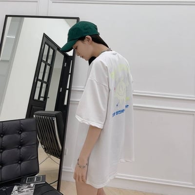 【現貨】夜光笑臉幽靈短T6