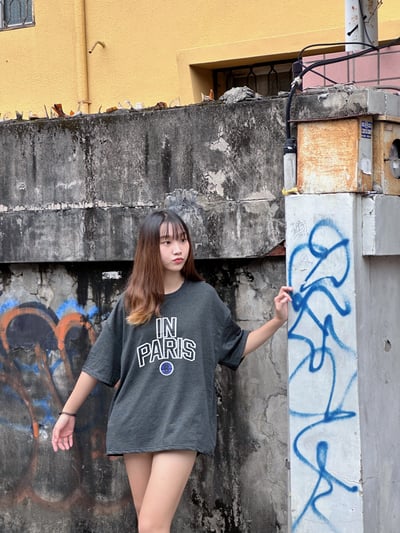 【現貨】IN PARIS大字短T8