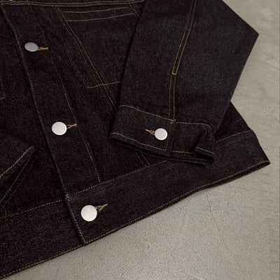 【現貨】雅痞單寧短窄牛仔外套6