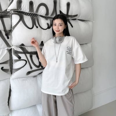 【現貨】日文行李箱貓咪短T3