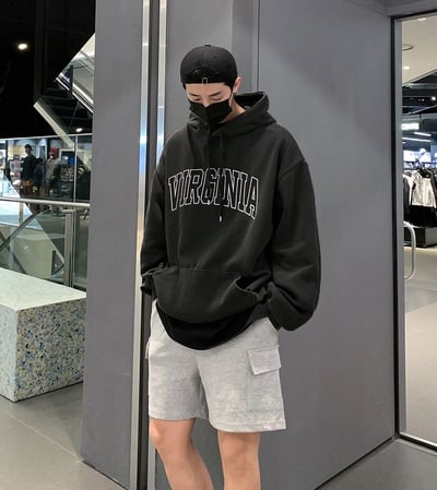 【現貨】美式簡約VIRGINIA牛奶絨帽T7