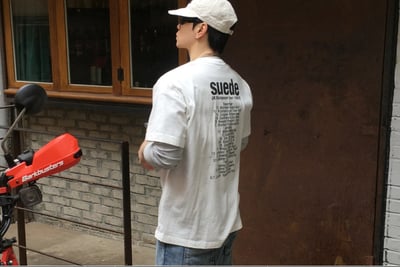 【現貨】SUEDE1994做舊印花短T2