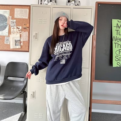 【現貨】CHICAGO印花大學T12