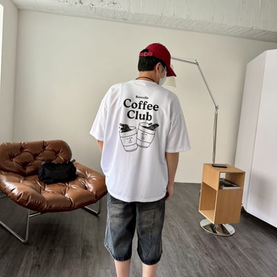 【現貨】咖啡俱樂部印花短T11