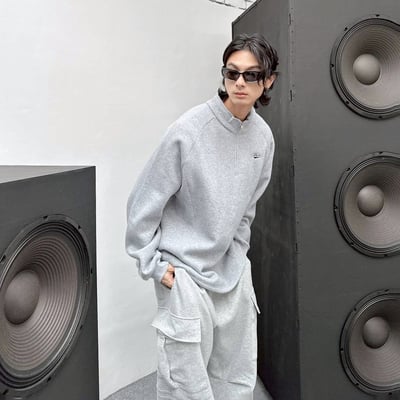 【現貨】Then刺繡立領拉鍊衛衣3